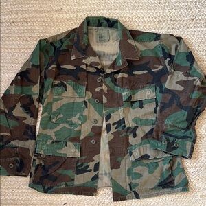 Camouflage Military Style Jacket